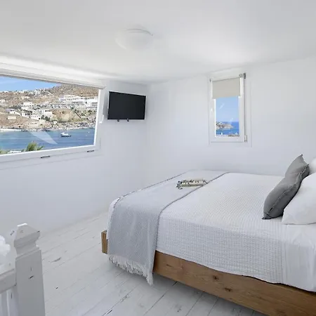 Villa Mykonos Heaven - Sea View & Outdoor Hot Tub
