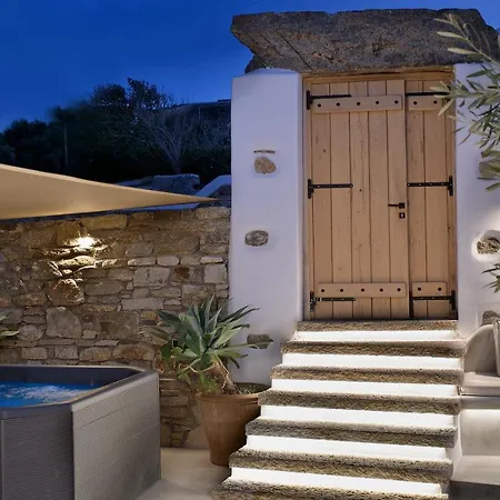 Mykonos Heaven - Sea View & Outdoor Hot Tub Villa Mykonos Town