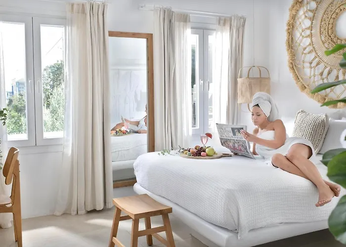 Mykonos Heaven - Sea View & Outdoor Hot Tub Βίλα Mykonos Town