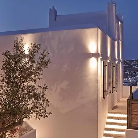 Mykonos Heaven - Sea View & Outdoor Hot Tub Villa *
