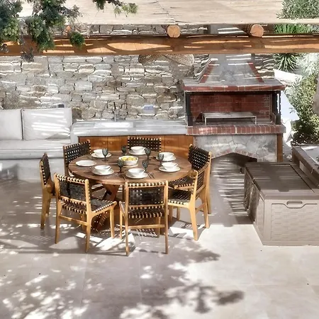 Mykonos Heaven - Sea View & Outdoor Hot Tub Villa