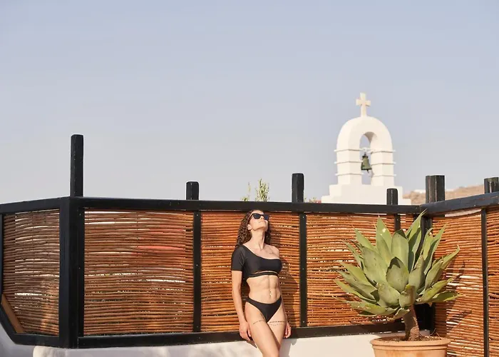 别墅 Mykonos Heaven - Sea View & Outdoor Hot Tub