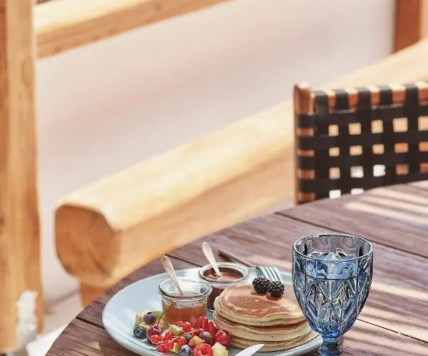 别墅 Mykonos Heaven - Sea View & Outdoor Hot Tub *