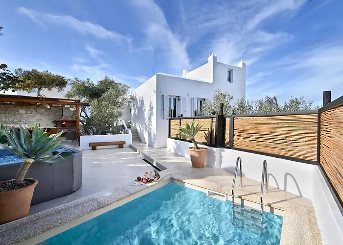 Mykonos Heaven - Sea View & Outdoor Hot Tub *